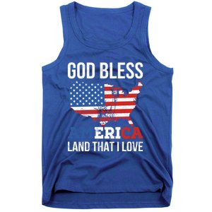 God Bless America Land That I Love Usa 4th Of July Gift Tank Top