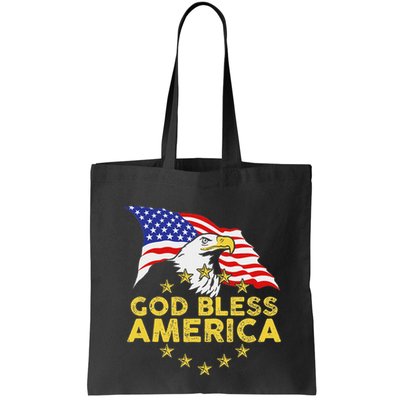 God Bless America Patriotic Bald Eagle United States Bag