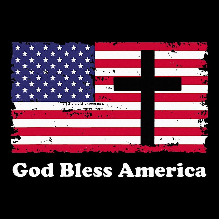 God Bless America Patriotic Flag With Cross Mesh Reversible Basketball Jersey Tank