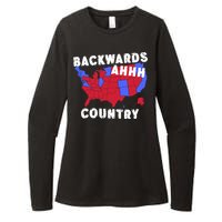 Gotfunny Backwards Ahhh Country Womens CVC Long Sleeve Shirt