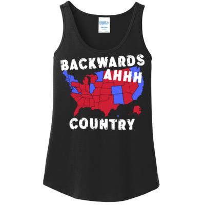 Gotfunny Backwards Ahhh Country Ladies Essential Tank