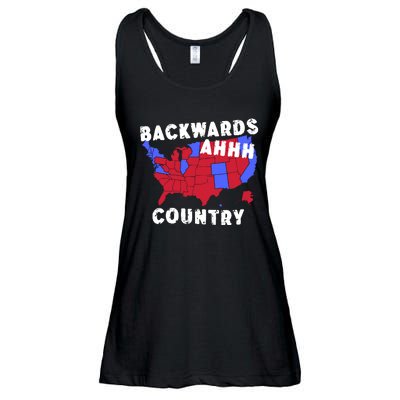 Gotfunny Backwards Ahhh Country Ladies Essential Flowy Tank