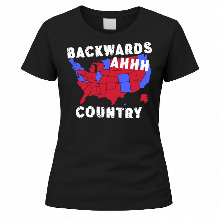 Gotfunny Backwards Ahhh Country Women's T-Shirt