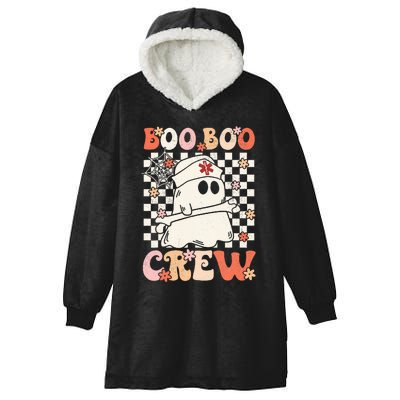 Groovy Boo Boo Crew Nurse Ghost Paramedic EMT EMS Halloween Hooded Wearable Blanket