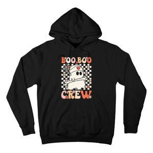 Groovy Boo Boo Crew Nurse Ghost Paramedic EMT EMS Halloween Tall Hoodie