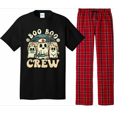 Groovy Boo Boo Crew Nurse Funny Ghost Halloween Nurse Cool Gift Pajama Set