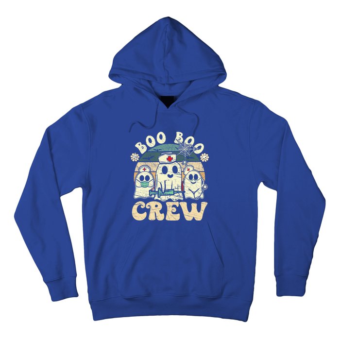 Groovy Boo Boo Crew Nurse Funny Ghost Halloween Nurse Cool Gift Hoodie