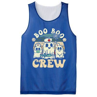 Groovy Boo Boo Crew Nurse Funny Ghost Halloween Nurse Cool Gift Mesh Reversible Basketball Jersey Tank