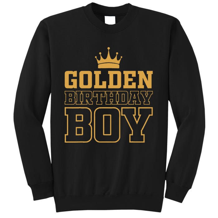 Golden Birthday Boy Birthday Party Decoration Sweatshirt