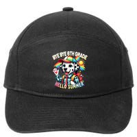 Graduation Bye Bye 6th Grade Hello 7th Grade Hello Summer Gift 7-Panel Snapback Hat
