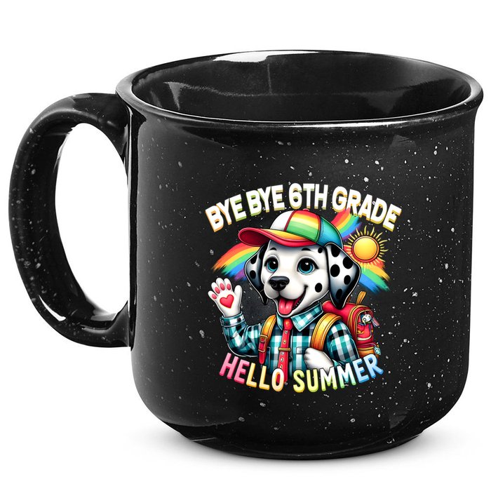 Graduation Bye Bye 6th Grade Hello 7th Grade Hello Summer Gift 15oz Campfire Ceramic Mug