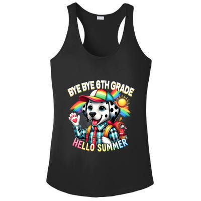 Graduation Bye Bye 6th Grade Hello 7th Grade Hello Summer Gift Ladies PosiCharge Competitor Racerback Tank