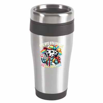 Graduation Bye Bye 6th Grade Hello 7th Grade Hello Summer Gift 16oz Travel Tumbler
