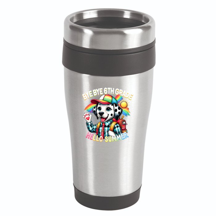 Graduation Bye Bye 6th Grade Hello 7th Grade Hello Summer Gift 16oz Travel Tumbler
