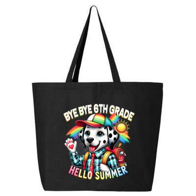Graduation Bye Bye 6th Grade Hello 7th Grade Hello Summer Gift 25L Jumbo Tote