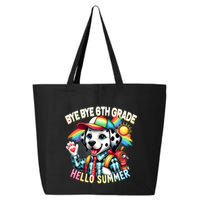 Graduation Bye Bye 6th Grade Hello 7th Grade Hello Summer Gift 25L Jumbo Tote