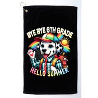 Graduation Bye Bye 6th Grade Hello 7th Grade Hello Summer Gift Golf Towel