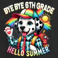 Graduation Bye Bye 6th Grade Hello 7th Grade Hello Summer Gift Golf Towel