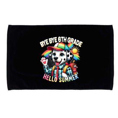 Graduation Bye Bye 6th Grade Hello 7th Grade Hello Summer Gift Microfiber Hand Towel