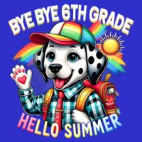 Graduation Bye Bye 6th Grade Hello 7th Grade Hello Summer Gift Apron