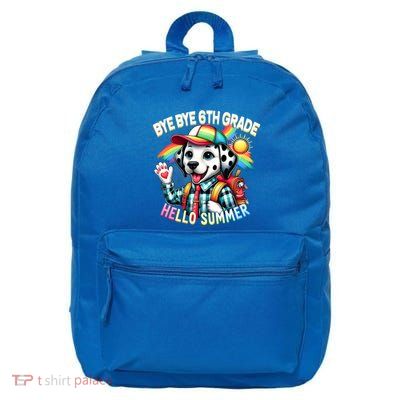 Graduation Bye Bye 6th Grade Hello 7th Grade Hello Summer Gift 16 in Basic Backpack