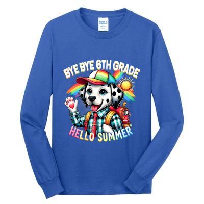 Graduation Bye Bye 6th Grade Hello 7th Grade Hello Summer Gift Tall Long Sleeve T-Shirt