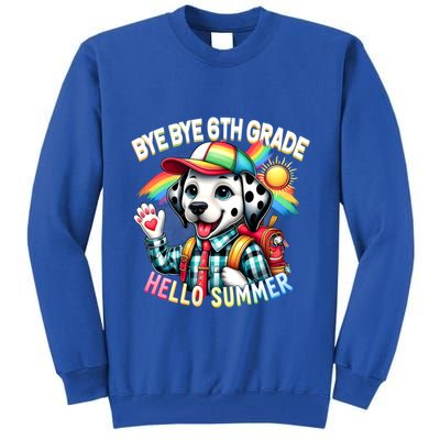 Graduation Bye Bye 6th Grade Hello 7th Grade Hello Summer Gift Tall Sweatshirt