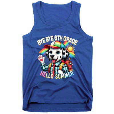 Graduation Bye Bye 6th Grade Hello 7th Grade Hello Summer Gift Tank Top