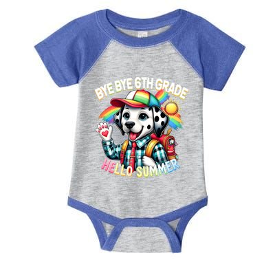 Graduation Bye Bye 6th Grade Hello 7th Grade Hello Summer Gift Infant Baby Jersey Bodysuit