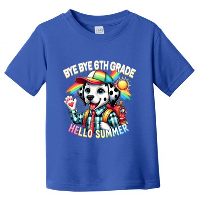 Graduation Bye Bye 6th Grade Hello 7th Grade Hello Summer Gift Toddler T-Shirt