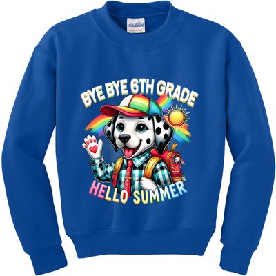 Graduation Bye Bye 6th Grade Hello 7th Grade Hello Summer Gift Kids Sweatshirt