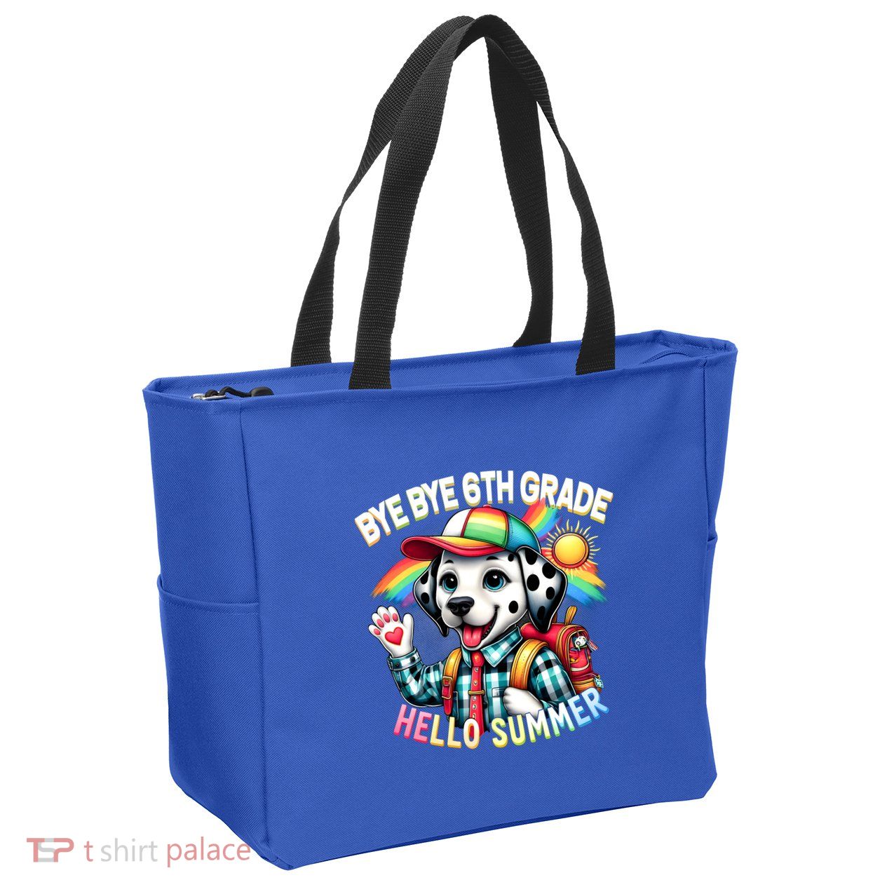 Graduation Bye Bye 6th Grade Hello 7th Grade Hello Summer Gift Zip Tote Bag