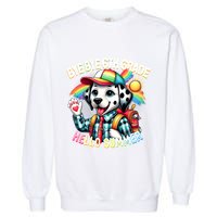 Graduation Bye Bye 6th Grade Hello 7th Grade Hello Summer Gift Garment-Dyed Sweatshirt