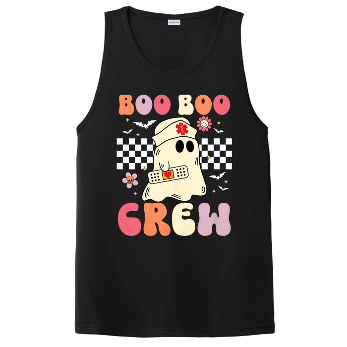 Groovy Boo Boo Crew Nurse Funny Ghost Women Halloween Nurse PosiCharge Competitor Tank