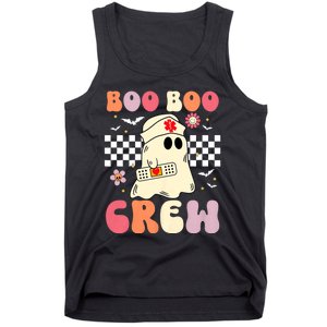 Groovy Boo Boo Crew Nurse Funny Ghost Women Halloween Nurse Tank Top