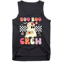 Groovy Boo Boo Crew Nurse Funny Ghost Women Halloween Nurse Tank Top