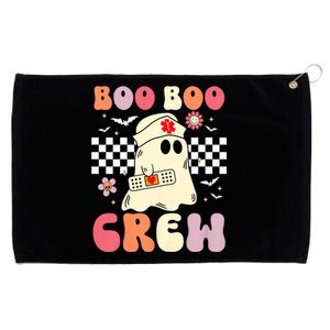 Groovy Boo Boo Crew Nurse Funny Ghost Women Halloween Nurse Grommeted Golf Towel