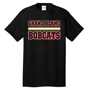 Grand Blanc Bobcats Horizontal Stripes Tall T-Shirt