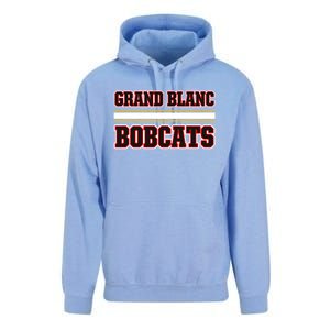 Grand Blanc Bobcats Horizontal Stripes Unisex Surf Hoodie