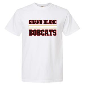 Grand Blanc Bobcats Horizontal Stripes Garment-Dyed Heavyweight T-Shirt