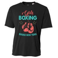 Girls Boxing Bronx New York Cooling Performance Crew T-Shirt