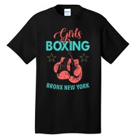 Girls Boxing Bronx New York Tall T-Shirt