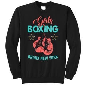 Girls Boxing Bronx New York Tall Sweatshirt