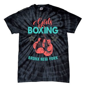 Girls Boxing Bronx New York Tie-Dye T-Shirt