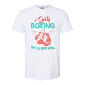 Girls Boxing Bronx New York Softstyle CVC T-Shirt