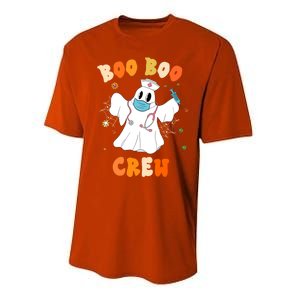 Groovy Boo Boo Crew Nurse Funny Ghost Halloween Nurse Gift Performance Sprint T-Shirt