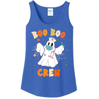 Groovy Boo Boo Crew Nurse Funny Ghost Halloween Nurse Gift Ladies Essential Tank