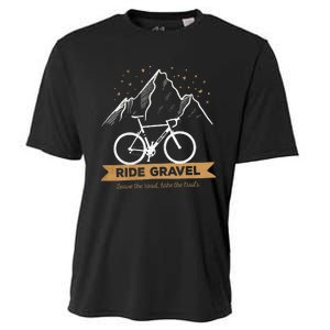 Gravel Bike Bikepacking and Cyclocross Bicyclist Cooling Performance Crew T-Shirt