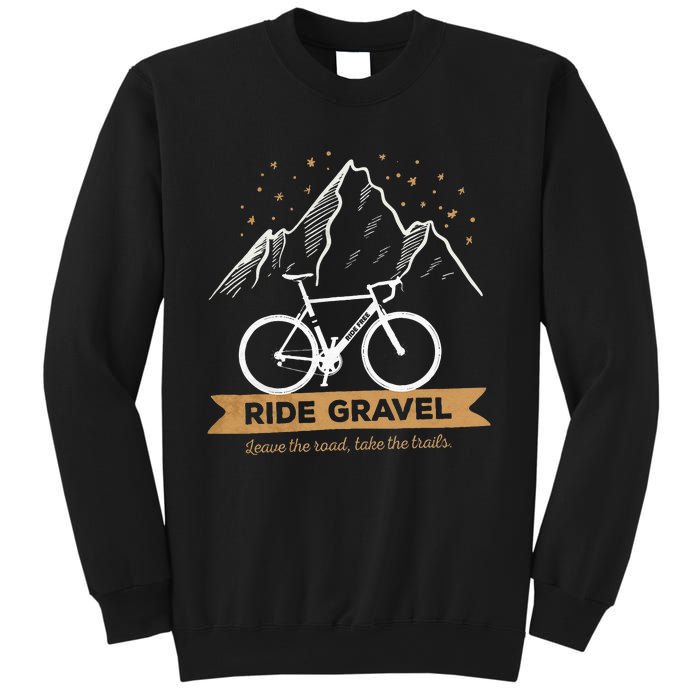 Gravel Bike Bikepacking and Cyclocross Bicyclist Sweatshirt