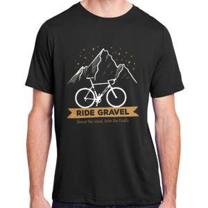 Gravel Bike Bikepacking and Cyclocross Bicyclist Adult ChromaSoft Performance T-Shirt